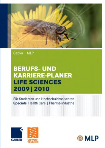 Gabler - Mlp Berufs- Und Karriere-Planer Life Sciences 2009 - 2010