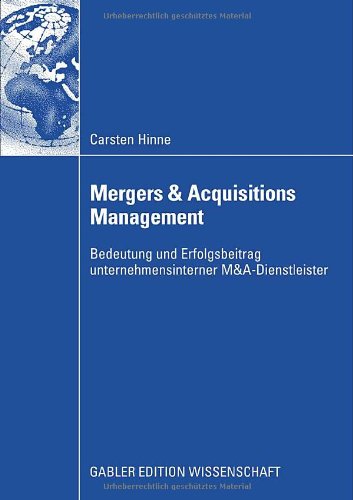 Mergers &amp; Acquisitions Management