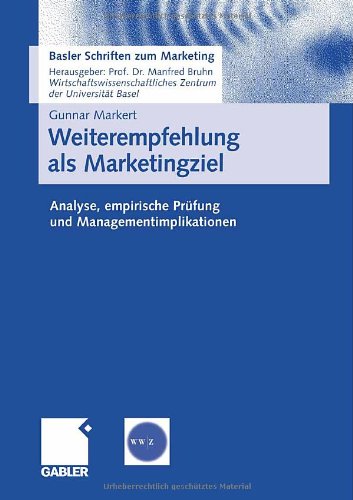 Weiterempfehlung ALS Marketingziel