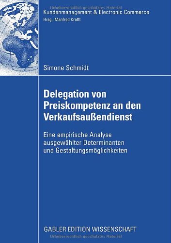 Delegation Von Preiskompetenz an Den Verkaufsaussendienst