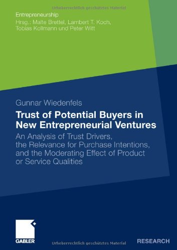 Trust of Potential Buyers in New Entrepreneurial Ventures