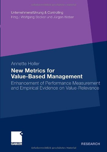 New Metrics for Value-Based Management