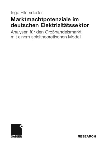 Marktmachtpotenziale Im Deutschen Elektrizitatssektor