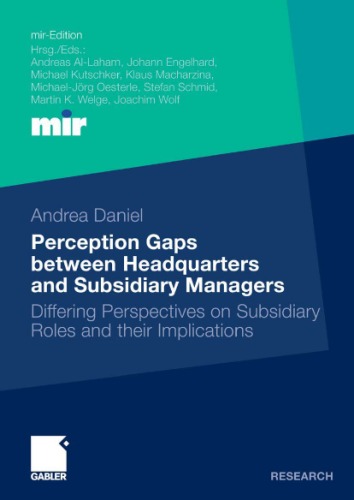 Perception Gaps Between Headquarters and Subsidiary Managers