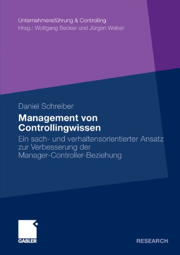 Management Von Controllingwissen