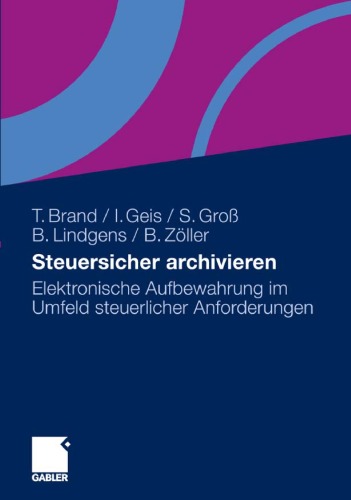 Steuersicher Archivieren