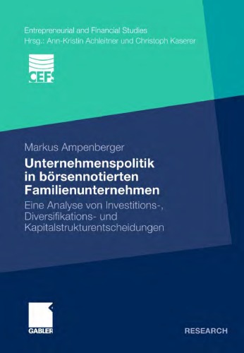 Unternehmenspolitik in Borsennotierten Familienunternehmen