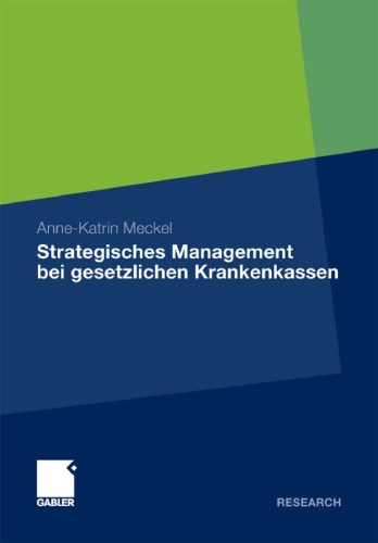 Strategisches Management Bei Gesetzlichen Krankenkassen