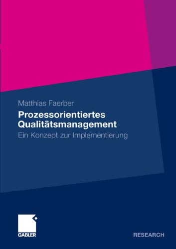 Prozessorientiertes Qualitatsmanagement