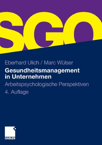 Gesundheitsmanagement in Unternehmen