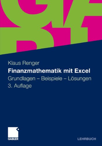 Finanzmathematik Mit Excel
