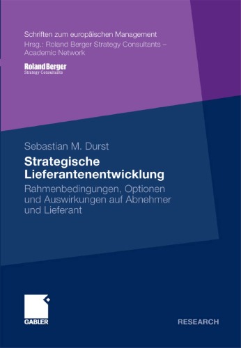 Strategische Lieferantenentwicklung