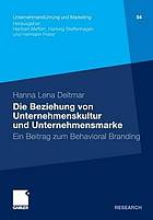 Die Beziehung Von Unternehmenskultur Und Unternehmensmarke