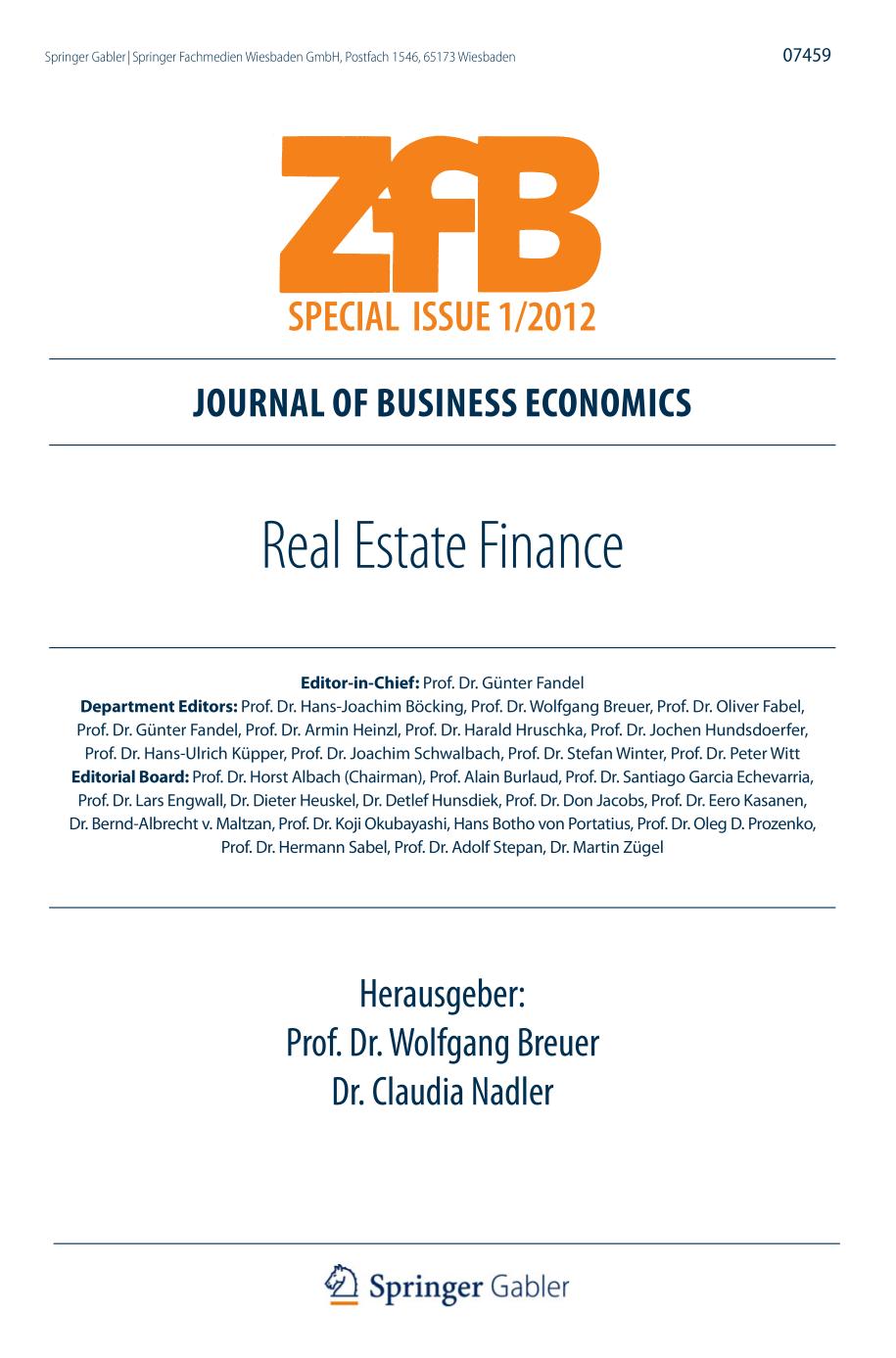 Real Estate Finance