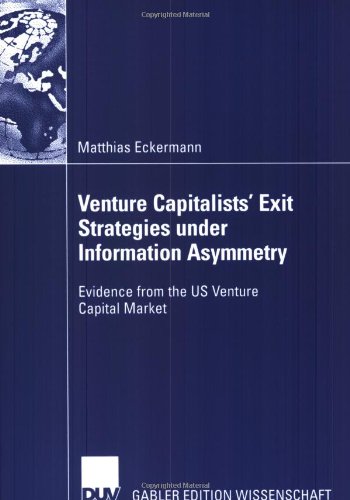 Venture Capitalists' Exit Strategies Under Information Asymmetry