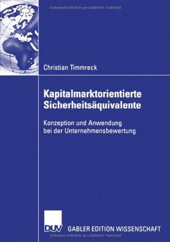 Kapitalmarktorientierte Sicherheitsaquivalente