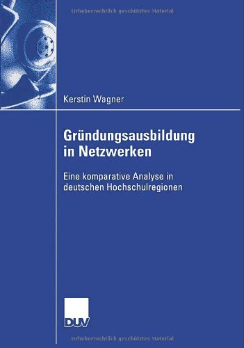 Grundungsausbildung in Netzwerken