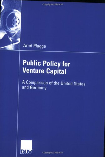 Public Policy for Venture Capital