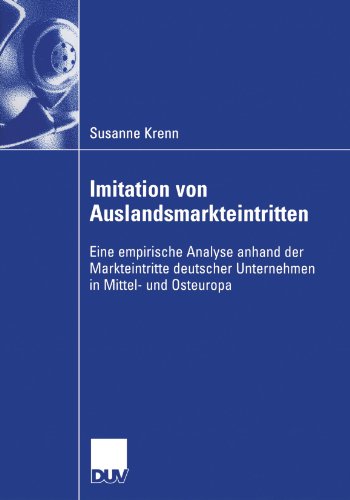 Imitation Von Auslandsmarkteintritten