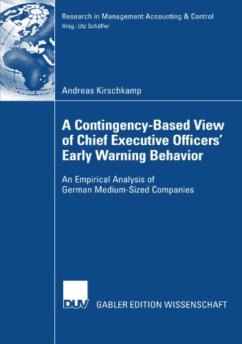 A Contingency-Based View of Chief Executive Officers' Early Warning Behaviour