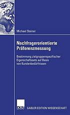 Nachfragerorientierte Praferenzmessung