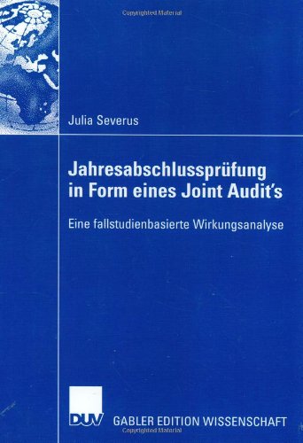 Jahresabschlussprï¿½fung In Form Eines Joint Audit's