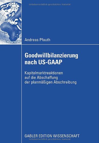 Goodwillbilanzierung Nach Us-GAAP