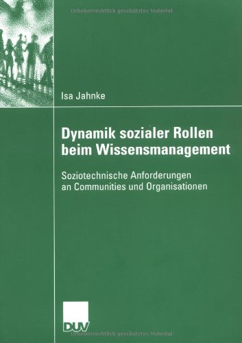 Dynamik Sozialer Rollen Beim Wissensmanagement