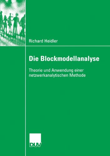 Die Blockmodellanalyse