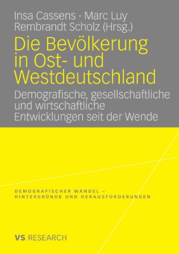 Die Bevolkerung in Ost- Und Westdeutschland