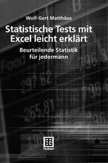 Statistische Tests mit Excel leicht erklärt Beurteilende Statistik für jedermann