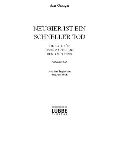 Neugier ist ein schneller Tod