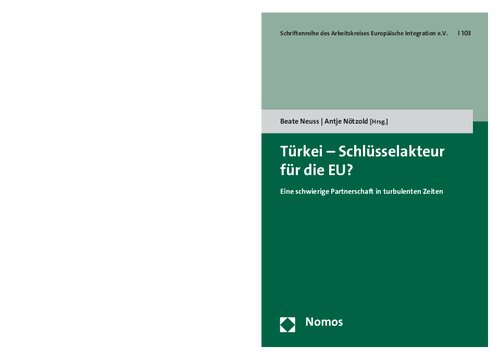 Turkei - Schlusselakteur Fur Die Eu?