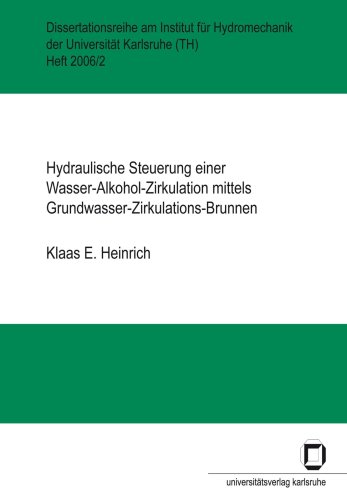 Hydraulische Steuerung einer Wasser-Alkohol-Zirkulation mittels Grundwasser-Zirkulations-Brunnen