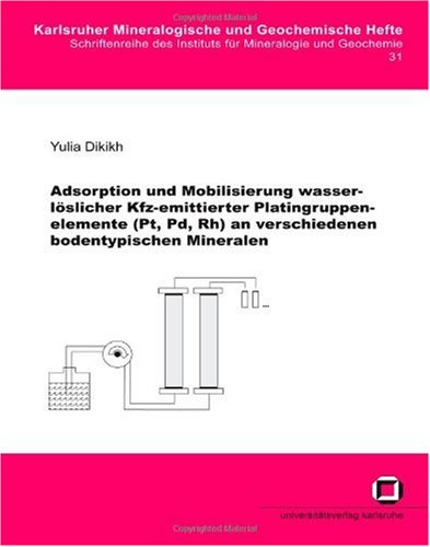 Adsorption und Mobilisierung wasserlöslicher Kfz-emittierter Platingruppenelemente (Pt, Pd, Rh) an verschiedenen bodentypischen Mineralen