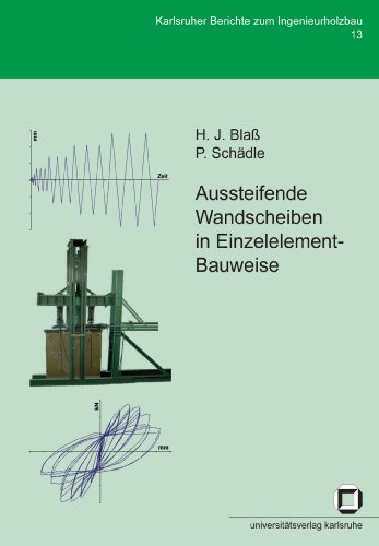 Aussteifende Wandscheiben in Einzelelement-Bauweise.