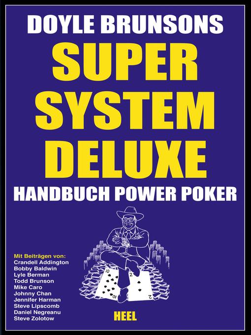 Super System Deluxe--Handbuch Power Poker