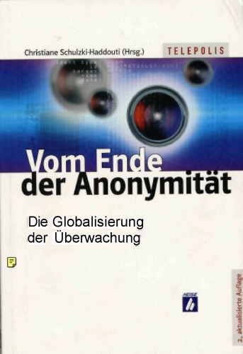 Vom Ende Der Anonymität