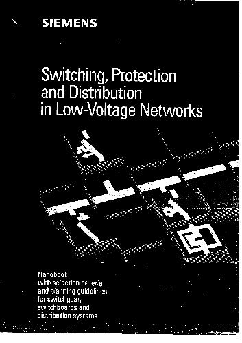 Switching, Protection And Distribution In Low Voltage Networks