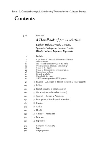 A Handbook Of Pronunciation