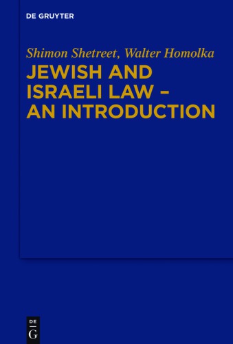 Einfuhrung in Das Judische Und Israelische Recht