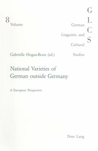 National Varieties Of German Outside Germany