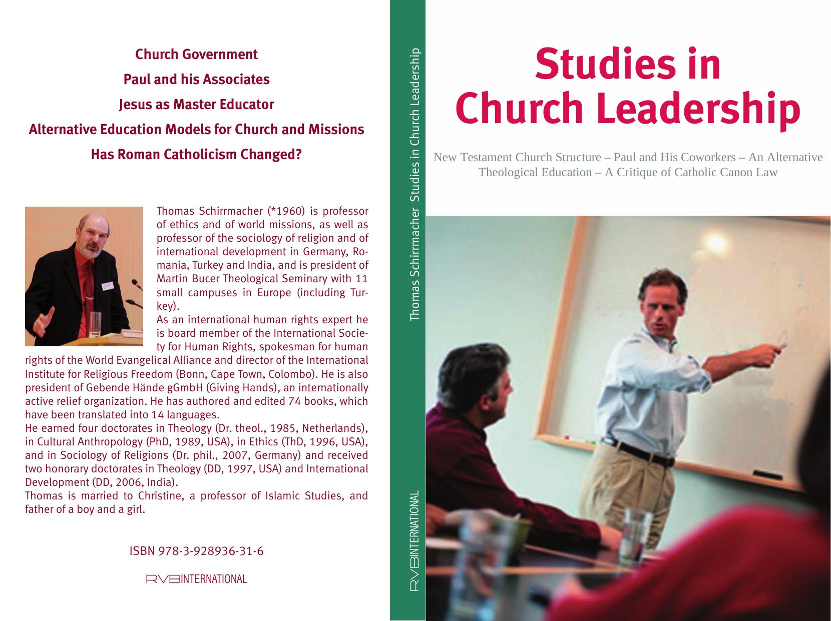 Studies in church leadership