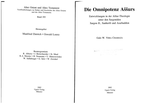 Die Omnipotenz Assurs