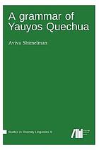 A grammar of Yauyos Quechua