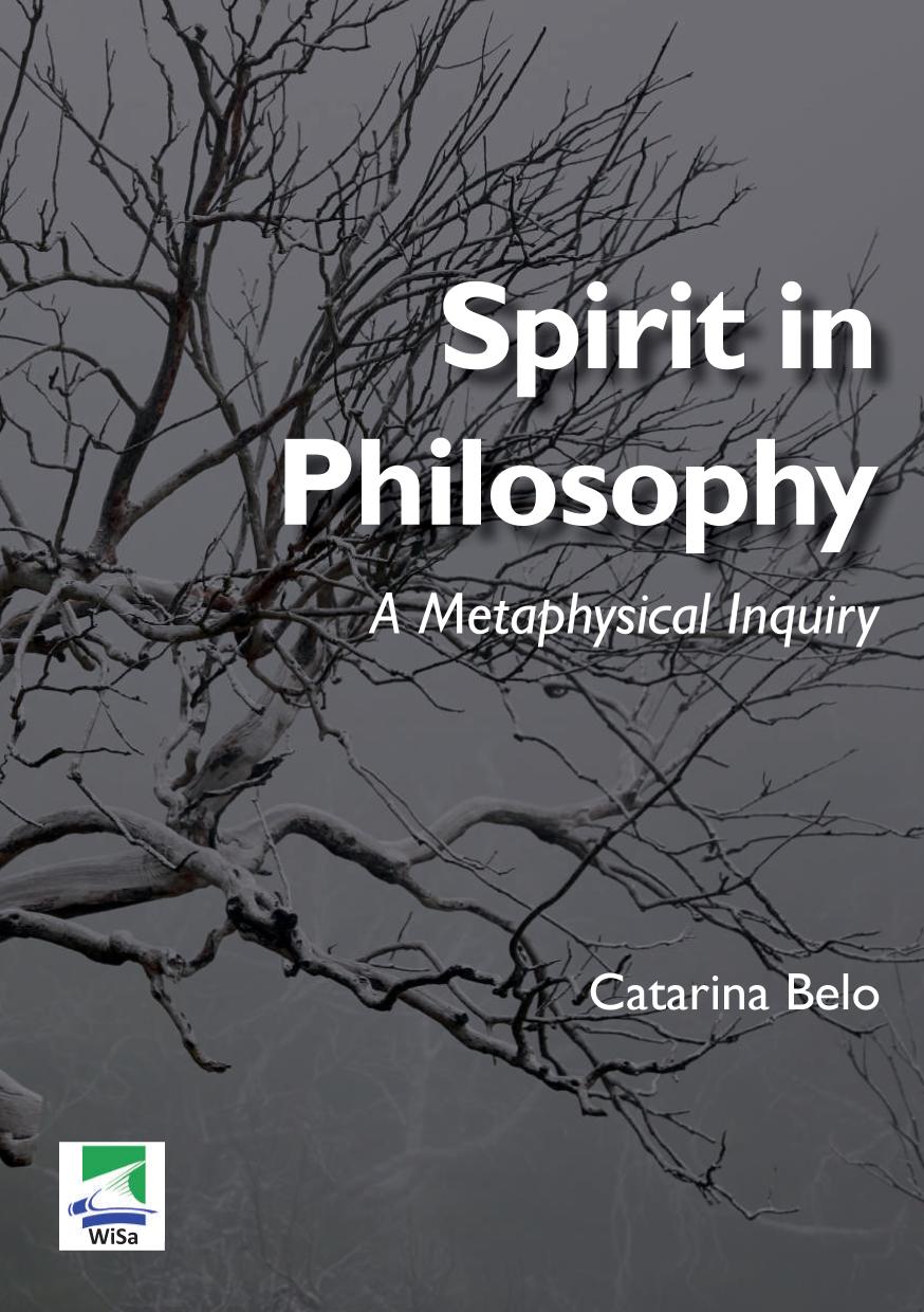 Spirit in Philosophy : A Metaphysical Inquiry