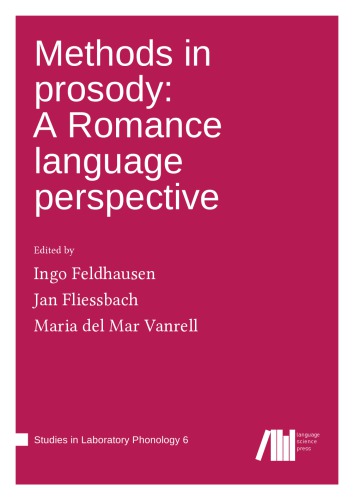 Methods in prosody a romance language perspective