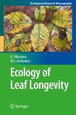 Ecology of Leaf Longevity.