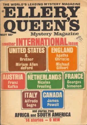 Ellery Queen's Mystery Magazine, May 1969: Special International Issue (Vol. 53, No. 5)