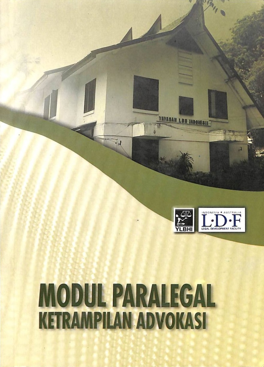 Modul paralegal : ketrampilan advokasi